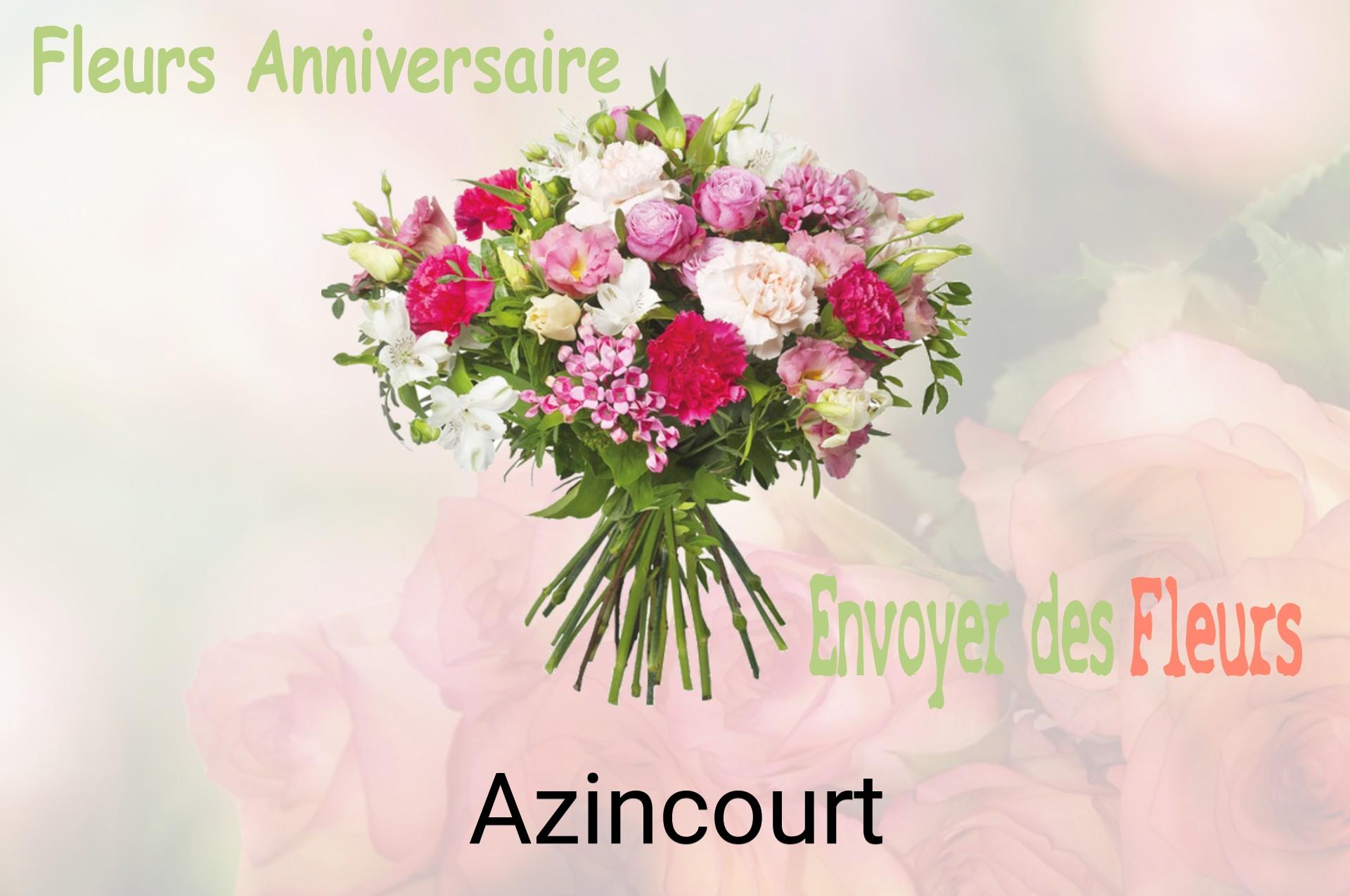 Bouquet de fleurs d’anniversaire livré à Azincourt