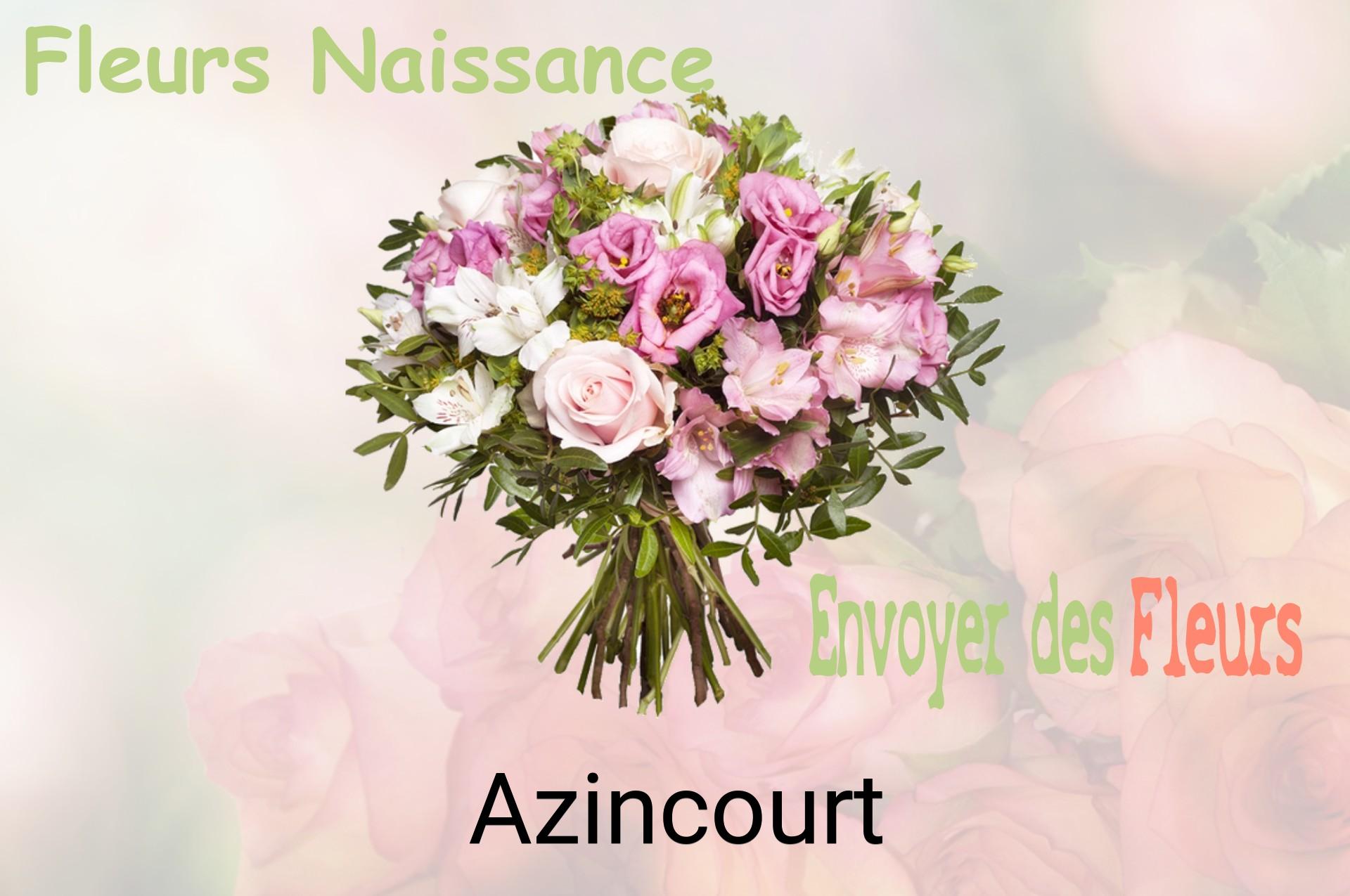 Bouquet de fleurs de naissance livré à Azincourt
